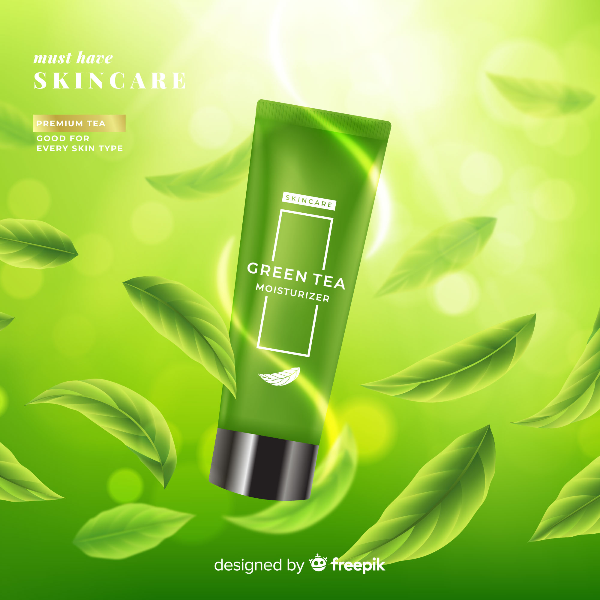 GlowLeaf Green Tea Foaming Cleanser